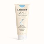 EMBRYOLISSE Lait-Crème Moussant 200ml Nettoyant Doux Démaquillant Visage Texture Mousse Onctueuse Peaux Normales à Sèches
