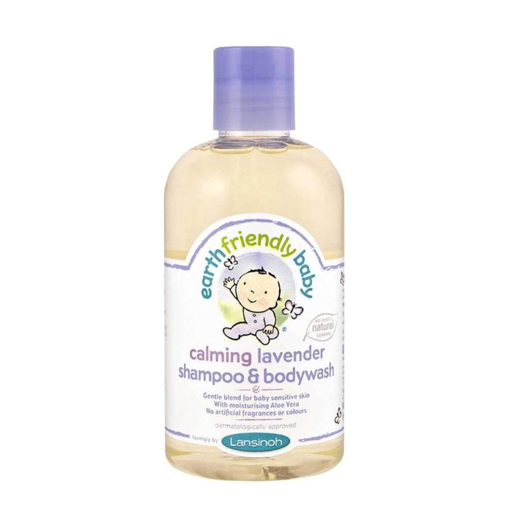 Lansinoh Earth Friendly Bébé Shampoing & Gel Lavant Lavande 250ml