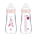 MAM Biberon Verre 2+m 260 ml Forest - Biberon En Verre