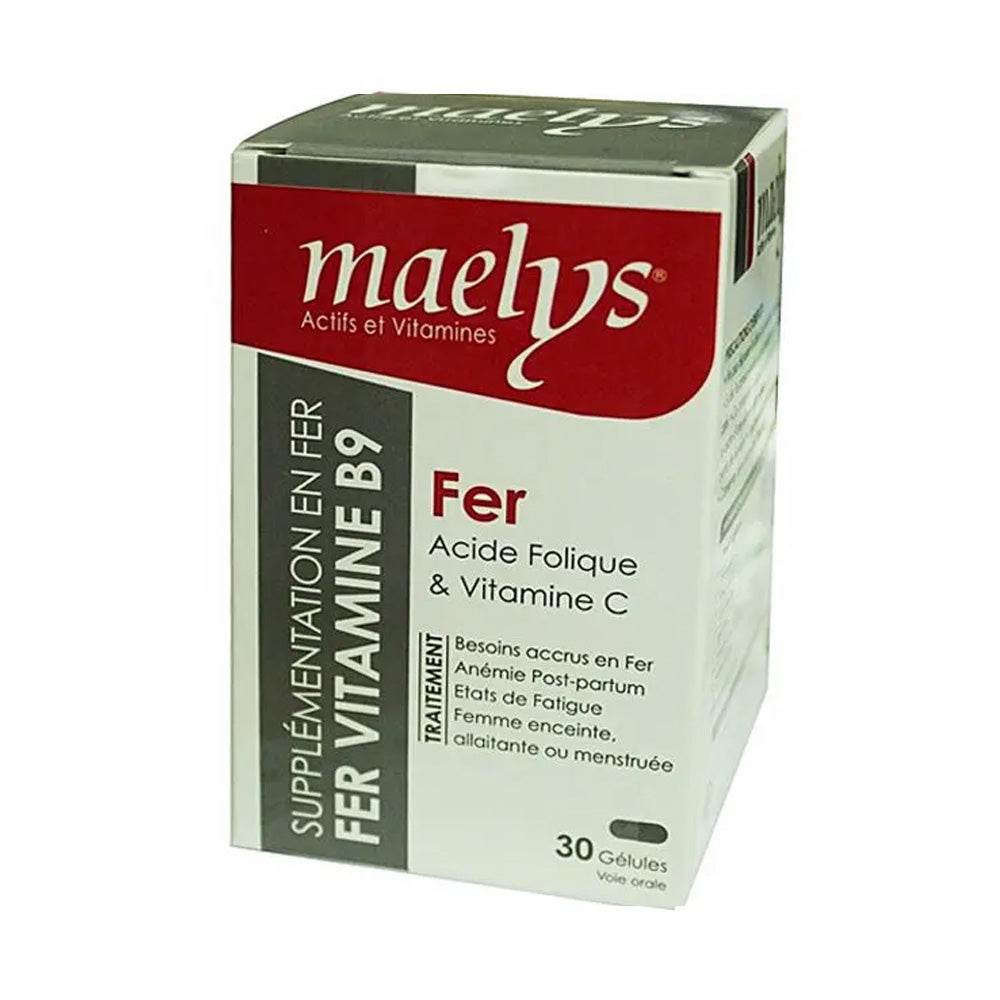Maelys-Fer-Acide-Folique-Et-Vitamine-C-30-Gelules-prix-maroc-parapharmacie-casablanca Maelys Fer Acide Folique Et Vitamine C 30 Gélules