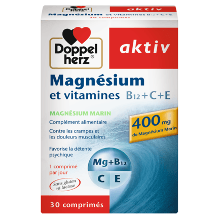 Magnsium_et_vitamines-Nova-para-prix-Maroc DOPPEL HERZ AKTIV Magnésium & Vitamines | 30 Comprimés – Image 1