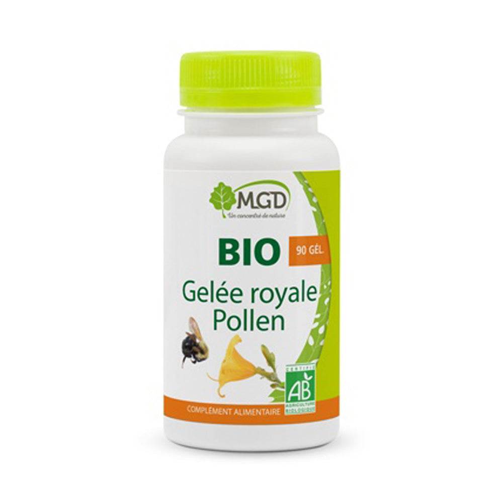Mgd-Bio-Gelee-Royale-Pollen-90-Gelules-nova-parapharmacie-casablanca Mgd Bio Gelée Royale Pollen 90 Gélules – Image 1