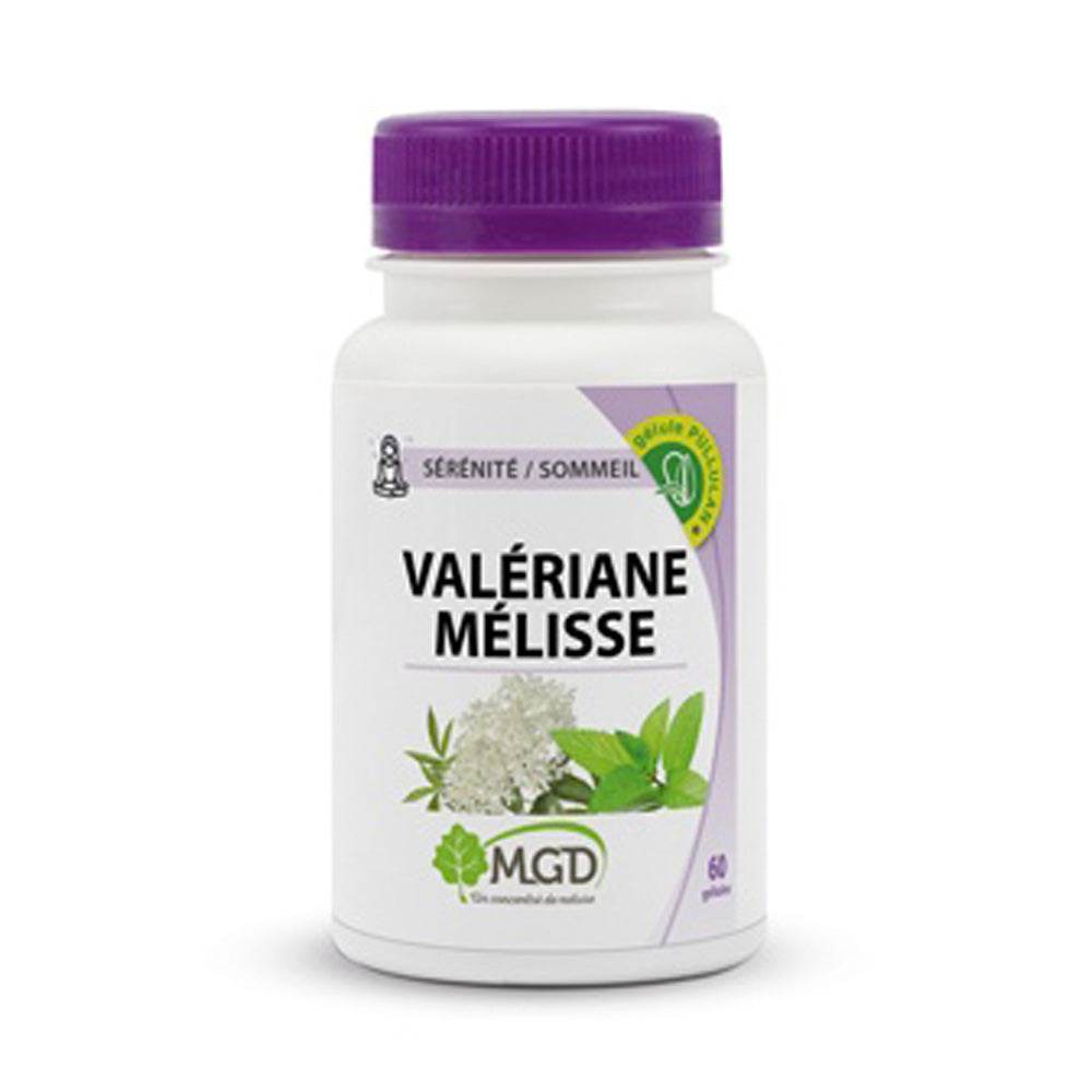 Mgd-Nature-Valeriane-Melisse-60-Gelules-nova-parapharmacie-casablanca Mgd Nature Valériane Mélisse 60 Gélules – Image 1