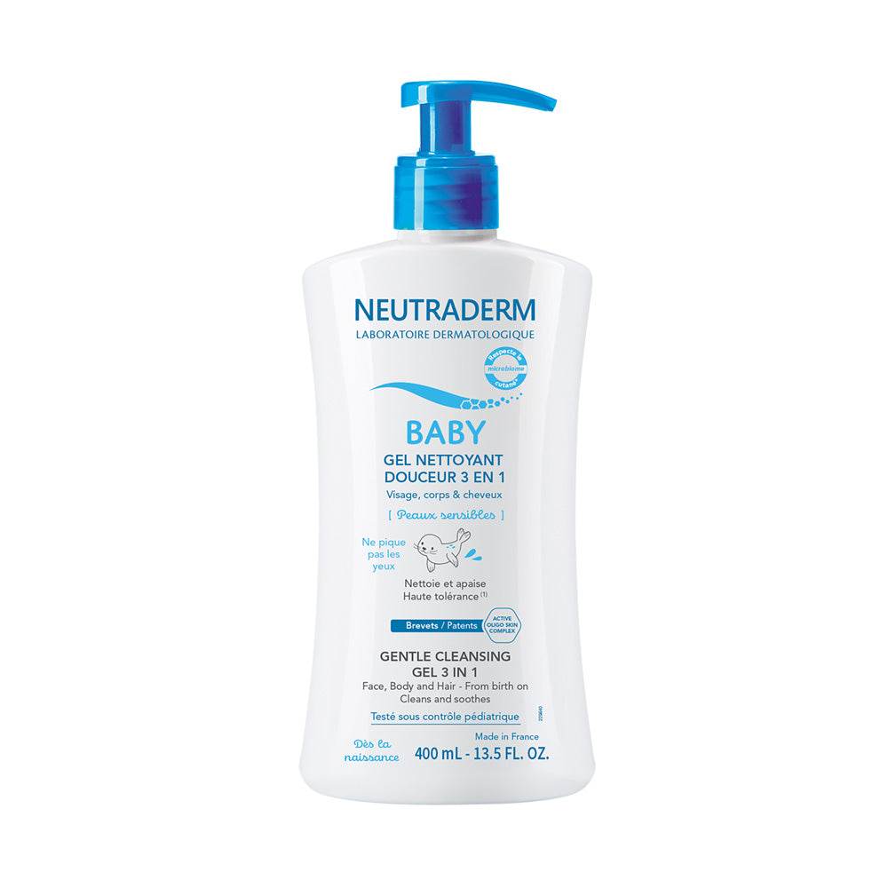 Neutraderm-Baby-Gel-Nettoyant-Douceur-3-En-1-400ml-nova-parapharmacie-casablanca Neutraderm Baby Gel Nettoyant Douceur 3 En 1 – Image 1
