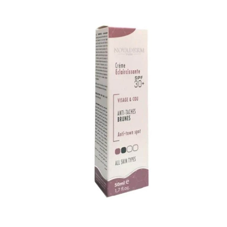 Novaderm Crème Eclaircissante SPF30+ 50ml
