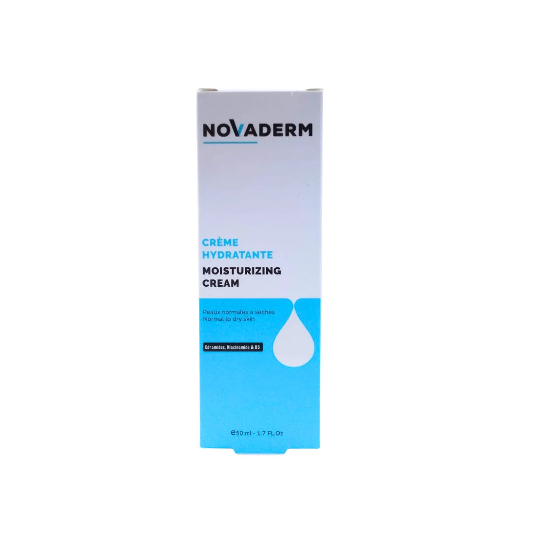 Novaderm-Creme-Hydratante-50ml-nova-para-pharmacie-maroc-prix-livraison Novaderm Crème Hydratante 50ml – Image 1