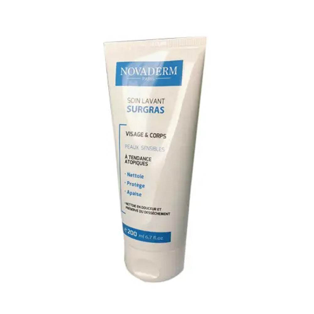 Novaderm-Soin-lavant-surgras-200ml-nova-prapharmacie-maroc Novaderm Soin lavant surgras 200ml – Image 1