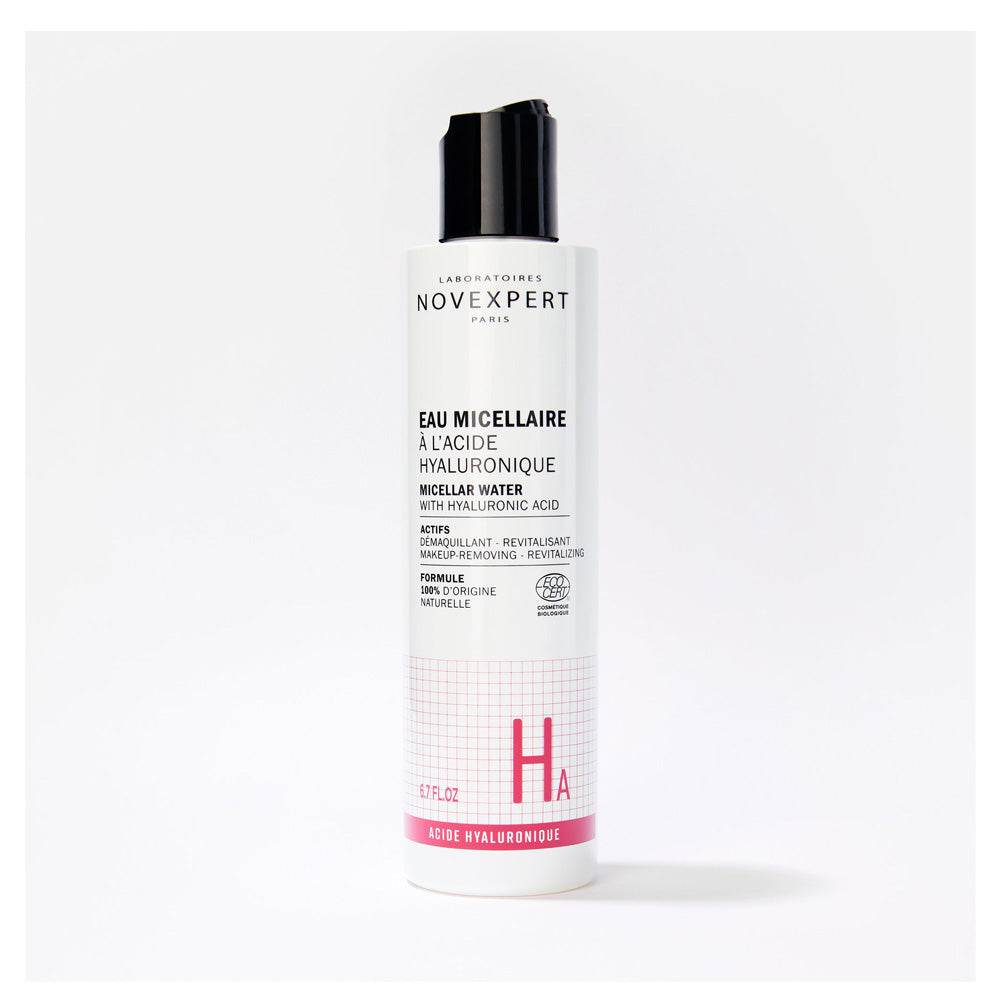 Novexpert-Eau-Micellaire-a-l_Acide-Hyaluronique-200ml0-Global-para-prix-Maroc Novexpert Eau Micellaire à l'Acide Hyaluronique 200ml – Image 1