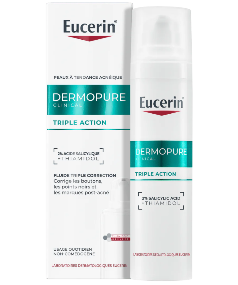 EUCERIN Dermopure Triple Effect Sérum 40ml Anti-Imperfections Pores Resserrés Teint Unifié Peaux Acnéiques - photo 2