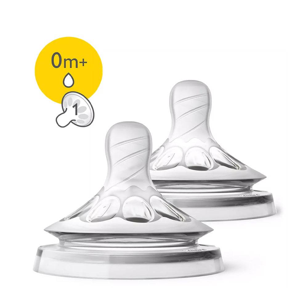 Philips-AVENT-2-Tetines-Natural-Nouveaux-_0m-nova-parapharmacie-maroc-1 AVENT 2 Tétines Natural Nouveaux +0m SCF041/27 Tétines Nouveau-Né Allaitement Mixte – Image 1