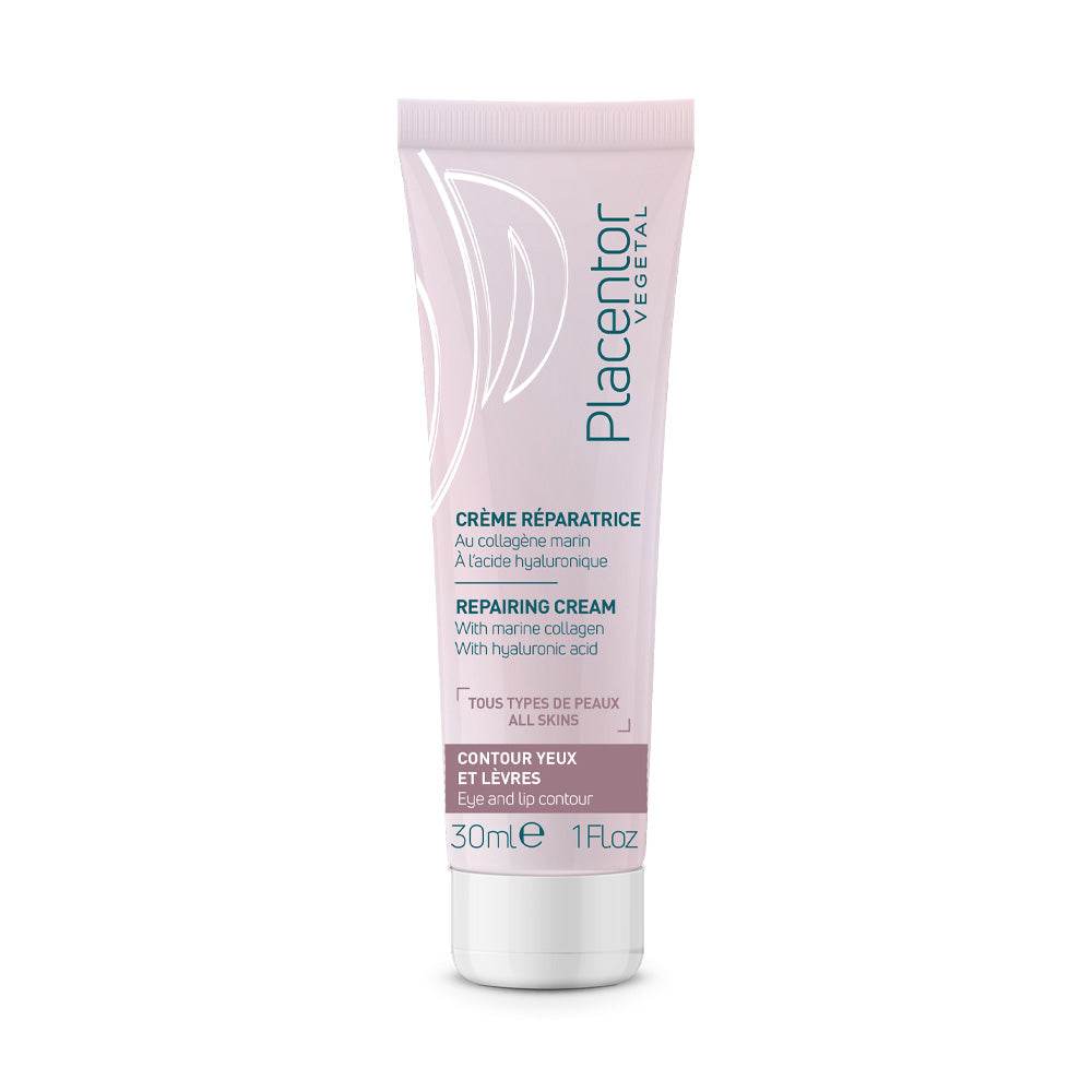 Placentor-Creme-reparatrice-contour-yeux-et-levres-30ml-nova-parapharmacie-casablanca Placentor Crème réparatrice contour yeux et lèvres 30ml – Image 1