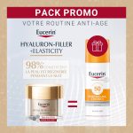 Eucerin HYALURON-FILLER ELASTICITY Soin de Nuit 50 ml pack + Eucerin Sun PROTECTION Photoaging Control Fluid SPF50+ 50ml
