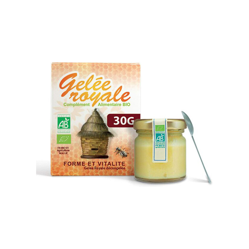 Pot-de-gelee-royale-pure-30g-GPH-Diffusion-immunite-Maroc-2 Gph Diffusion Gelée Royale Bio 30G – Image 1