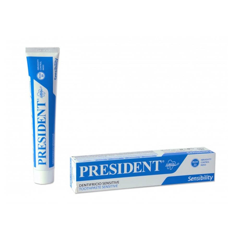 President-Dentifrice-Sensitive-75-ml-prix-maroc-parapharmacie-casablanca President Dentifrice Sensitive 75 ml