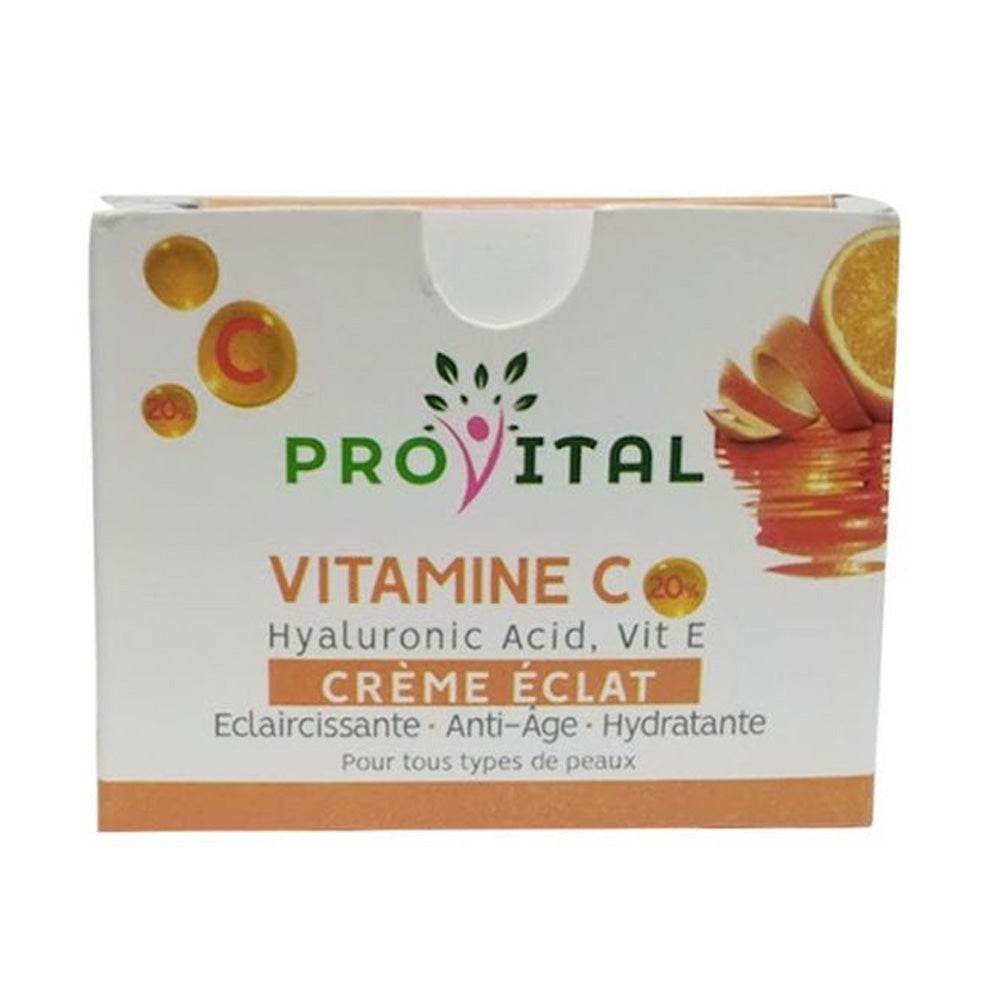 Pro-Vital-Creme-Eclat-Vitamine-C-50ml-novaparapharmacie-maroc Pro-Vital Crème Éclat Vitamine C 50ml – Image 1