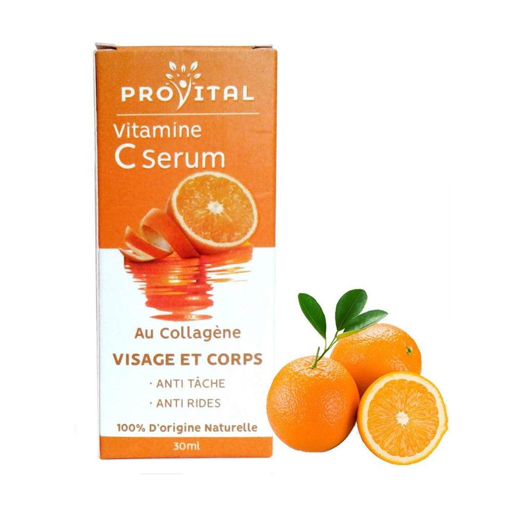 Pro-Vital-Serum-Au-Collagene-Vitamine-C-30ml-novaparapharmacie-maroc Pro-Vital Serum Au Collagène Vitamine C 30ml – Image 1