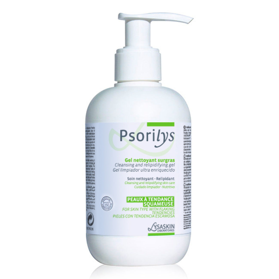 Psorilys-gel-nettoyant-surgras-200ml-nova-para-pharmacie-maroc-prix-livraison Lysaskin Psorilys Gel Nettoyant Surgras 200ml – Image 1