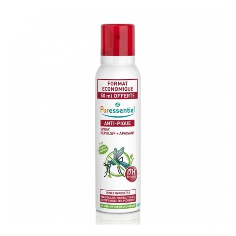 Puressentiel Anti-Pique Spray Répulsif Et Apaisant 7h Efficacité Zones Infestées