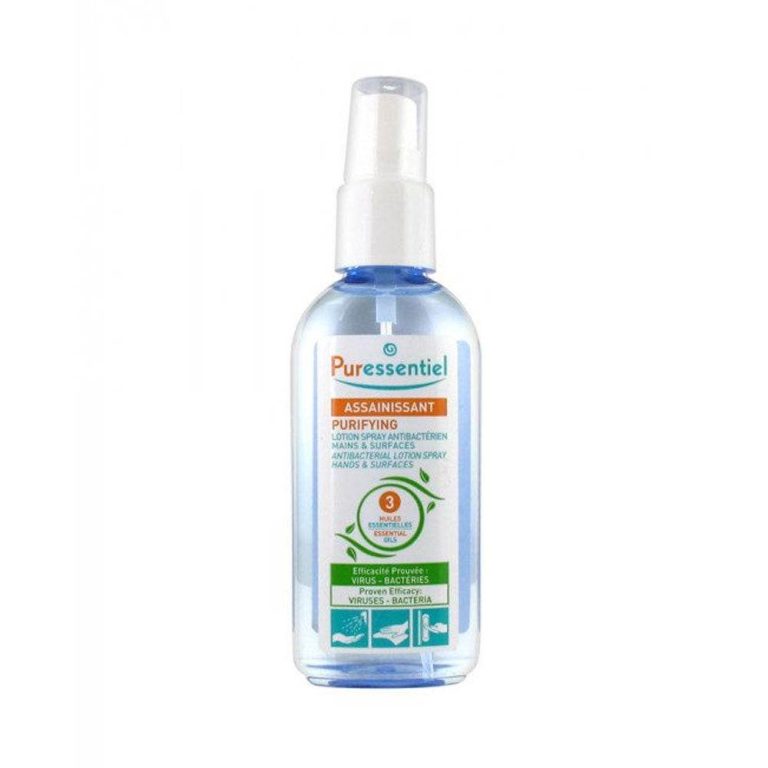 Puressentiel Assainissant Lotion Spray Antibactérien Mains Et Surfaces 80ml