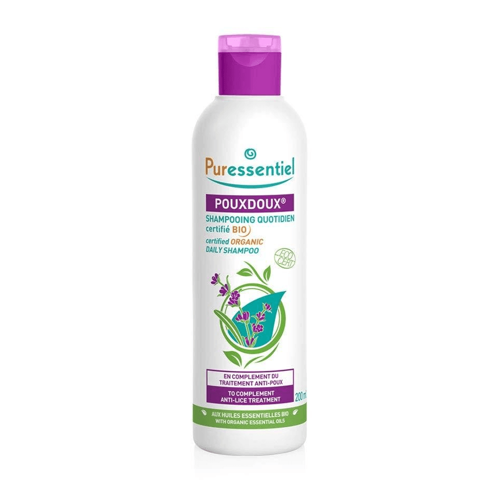 Puressentiel-Shampoing-Quotidien-Pouxdoux-Certifie-Bio-200ml-nova-parapharmacie-maroc Puressentiel Shampoing Quotidien Pouxdoux Certifié Bio 200ml – Image 1