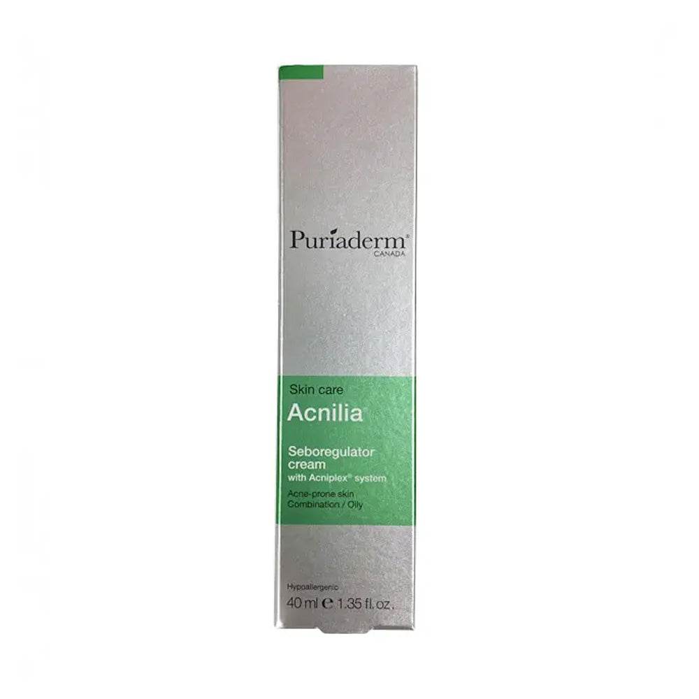 Puriaderm-Acnilia-Creme-Sebo-Regulatrice-40ml-nova-parapharmacie-casablanca Puriaderm Acnilia Crème Sébo Régulatrice 40ml – Image 1