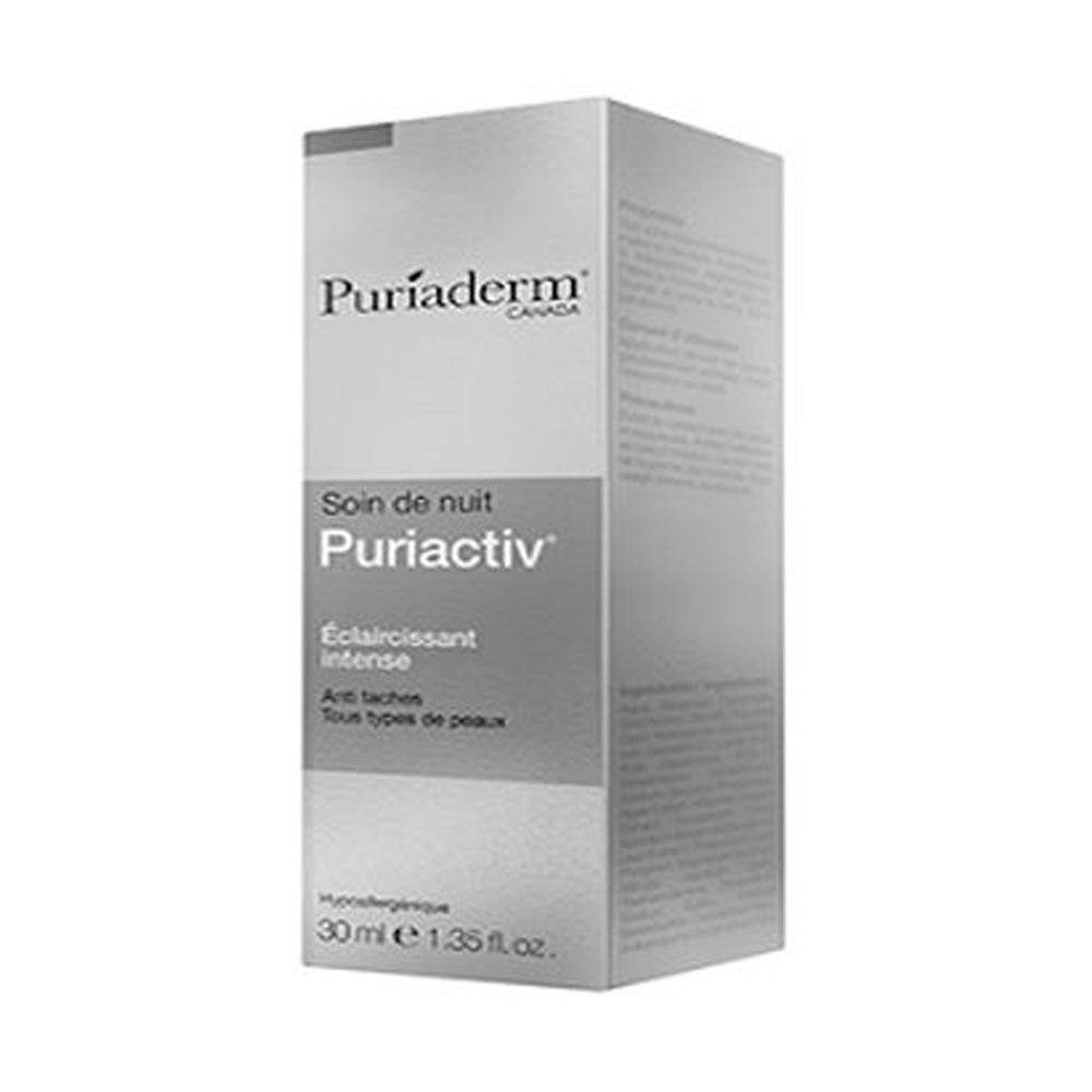 Puriaderm-Puriactiv-Eclaircissant-Soin-Nuit-30ml-nova-parapharmacie-casablanca Puriaderm Puriactiv Eclaircissant Soin Nuit 30ml – Image 1
