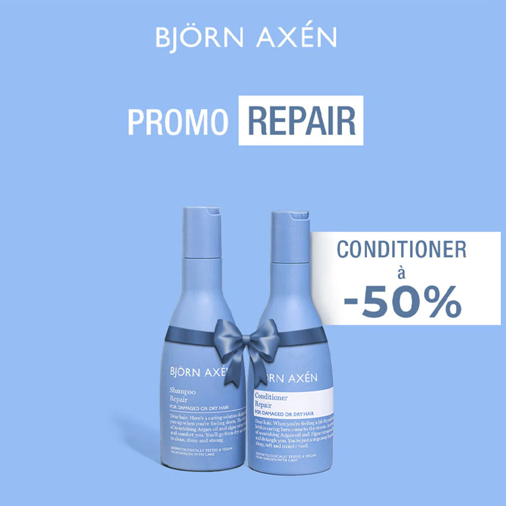 R5YRT65R-1 BJORN AXEN REPAIR PACK SHAMPOOING + CONDITIONER 250ML – Image 1
