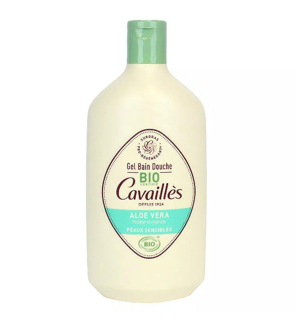 RC-gel-bain-douche-Aloe-vera-bio-ps-400ml-1-nova-para-pharmacie-maroc-prix-livraison Rogé Cavaillès Gel Bain Douche certifié Bio Aloé Véra 400ml – Image 1