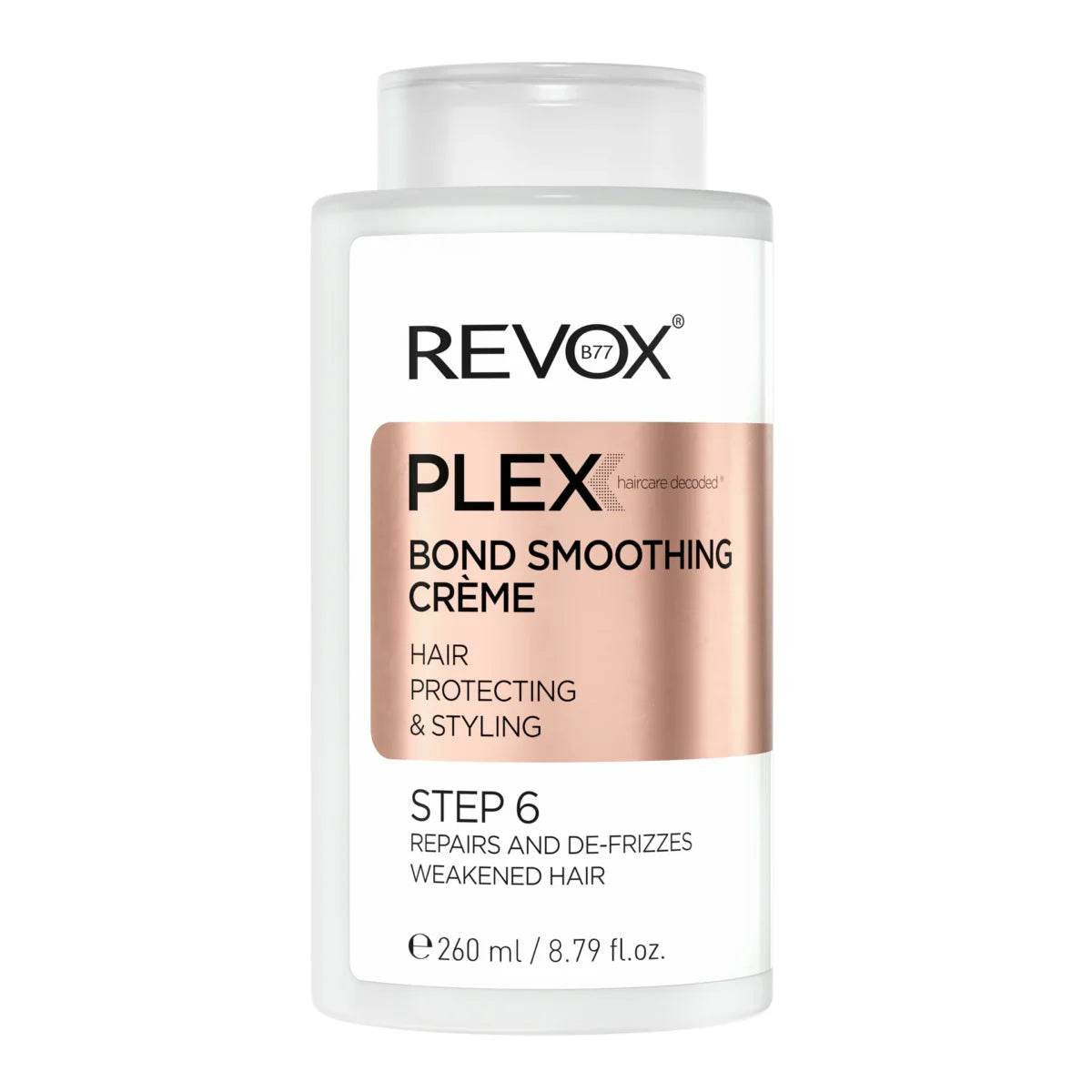 REVOX-B77-PLEX-HAIR-PERFECTING-TREATMENT-STEP-6-260-ml-scaled-1 Revox Plex Crème Lissante Capillaire Étape 6 - 260ml – Image 1