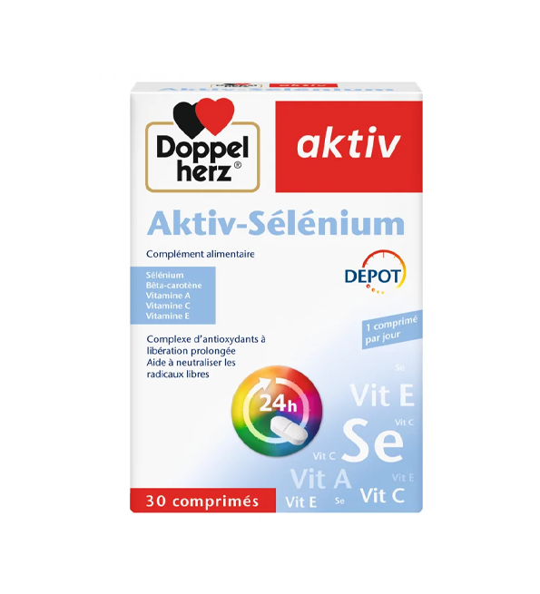 RTY7T768768 DOPPEL HERZ AKTIV SELENIUM 30 COMPRIMES – Image 1