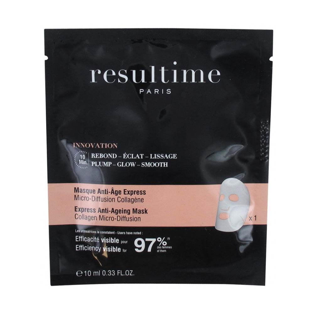 Resultime-Masque-Anti-Age-Express-Micro-Diffusion-Collagene-Sachet-10ml-nova-parapharmacie-casablanca Resultime Masque Anti-Âge Express Micro-Diffusion Collagène Sachet 10ml – Image 1