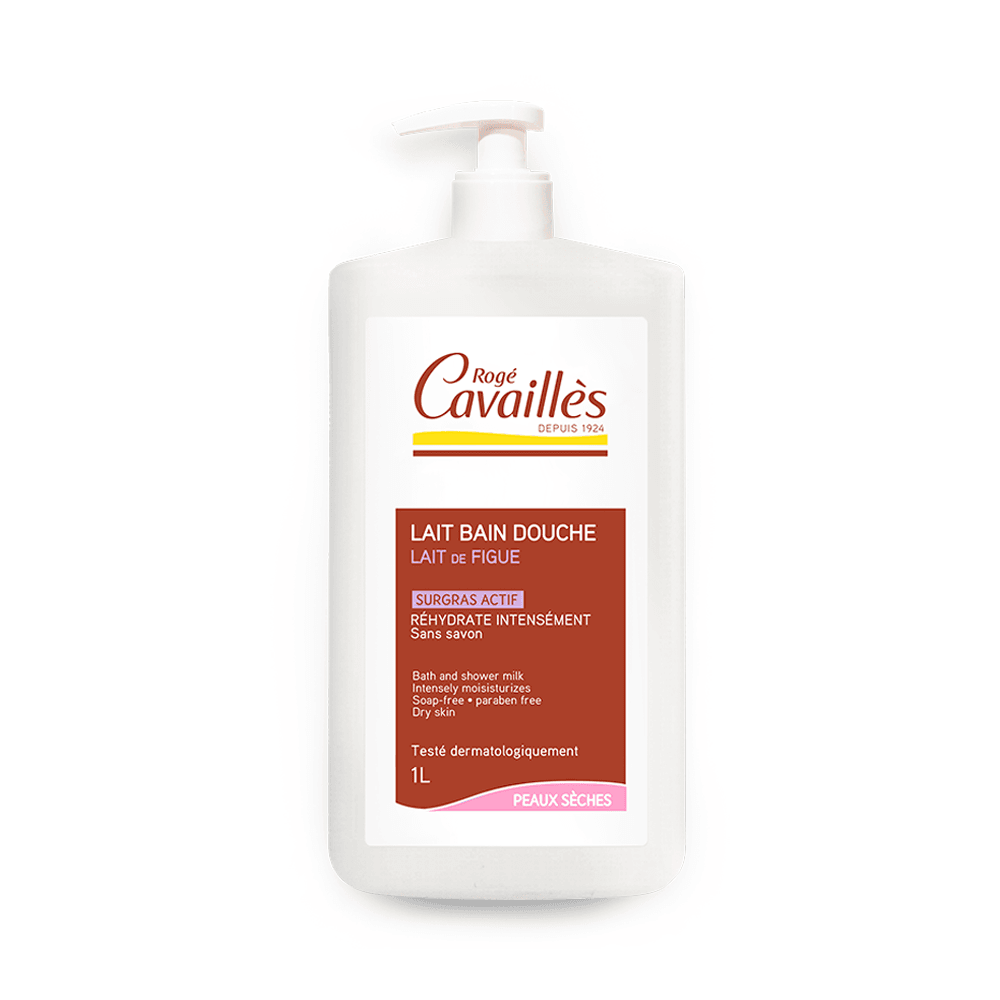 Roge-Cavailles-Lait-Bain-Douche-Lait-de-Figue-1l-nova-parapharmacie-maroc Rogé Cavaillès Lait Bain Douche Lait de Figue – Image 1