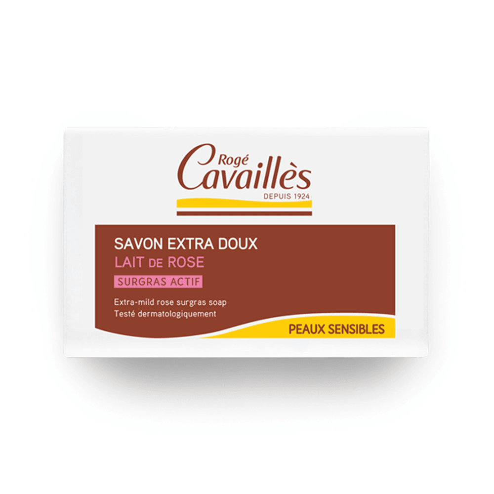 Roge-cavailles-Savon-Surgras-Extra-Doux-Lait-de-Rose-150g-nova-parapharmacie-maroc Rogé cavaillès Savon Surgras Extra-Doux Lait de Rose 150g – Image 1