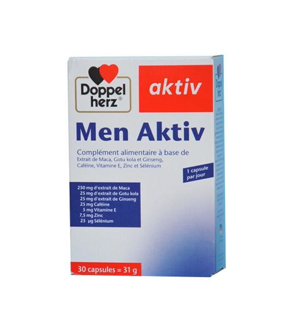 SDRTYRYTR DOPPEL HERZ men aktiv 30 comprimes – Image 1