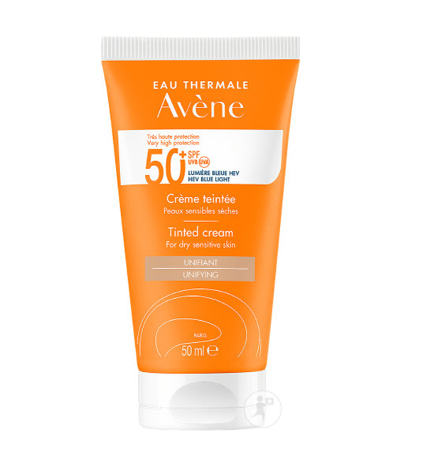 SFQSERER Avène Crème Solaire Teintée Très Haute Protection Spf 50+ - 50ml – Image 1