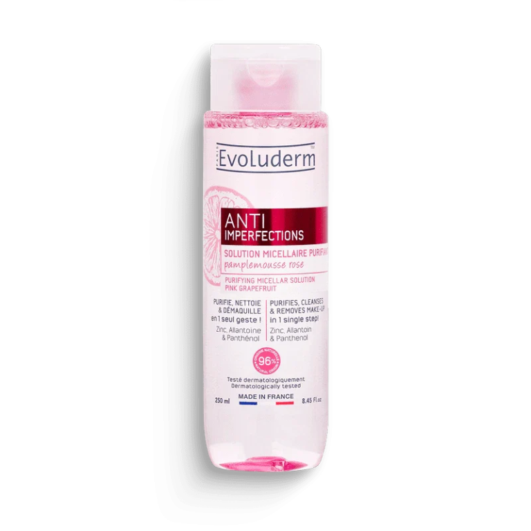 EVOLUDERM Gel Nettoyant Purifiant Anti-Imperfection 250ml Peaux Grasses - photo 2