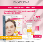 Bioderma Photoderm SPOT-AGE SPF50+ 40ml + SENSIBIOL H2O 100ML
