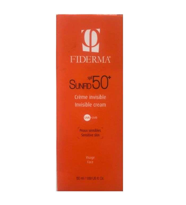 SRTERTERTE FIDERMA CREME ECRAN SPF 50 INVISIBLE 50ML – Image 1