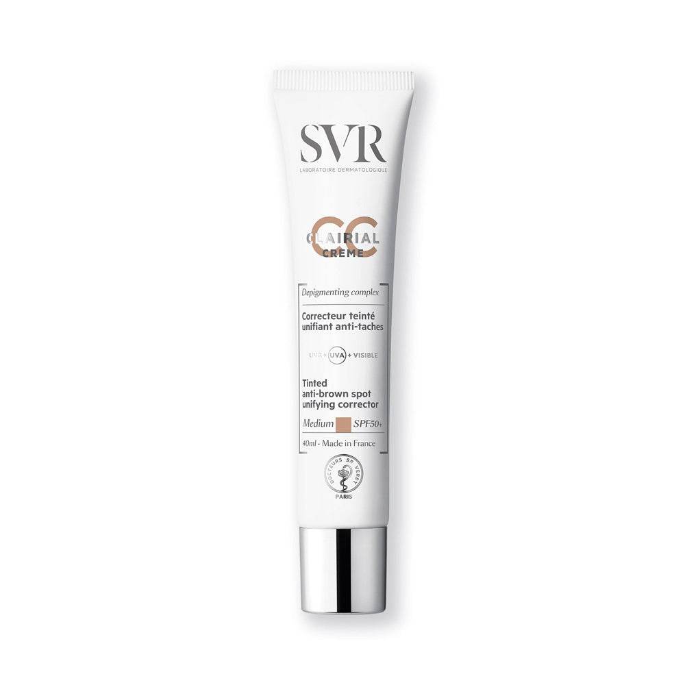 SVR-CLAIRIAL-CC-Creme-SPF50_-Medium-40ml-global-parapharmacie-casablanca SVR CLAIRIAL CC Crème SPF50+ Medium 40ml – Image 1