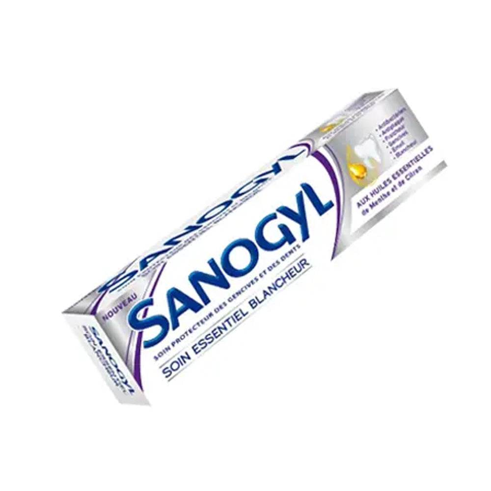 Sanogyl-Dentifrice-Soin-Essentiel-Dents-Blancheur-75ml-nova-prapharmacie-maroc Sanogyl Dentifrice Soin Essentiel Dents Blancheur 75ml – Image 1