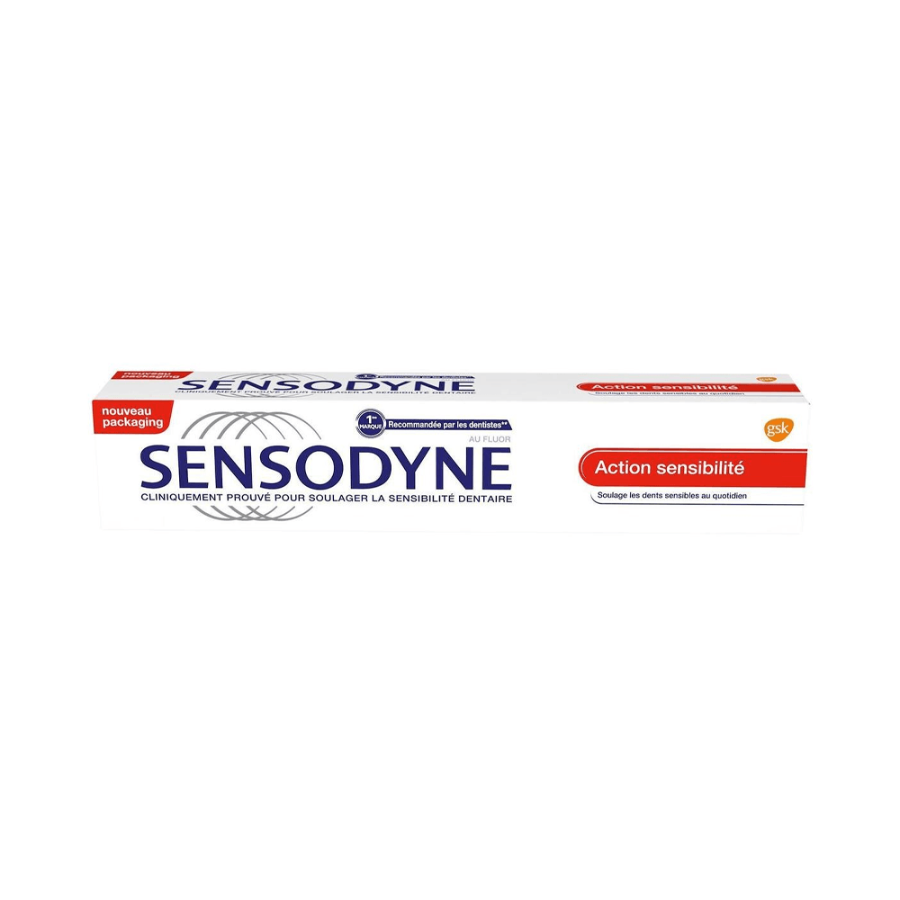 Sensodyne-Dentifrice-Action-Sensibilite-75ml-nova-parapharmacie-maroc Sensodyne Dentifrice Action Sensibilité 75ml – Image 1