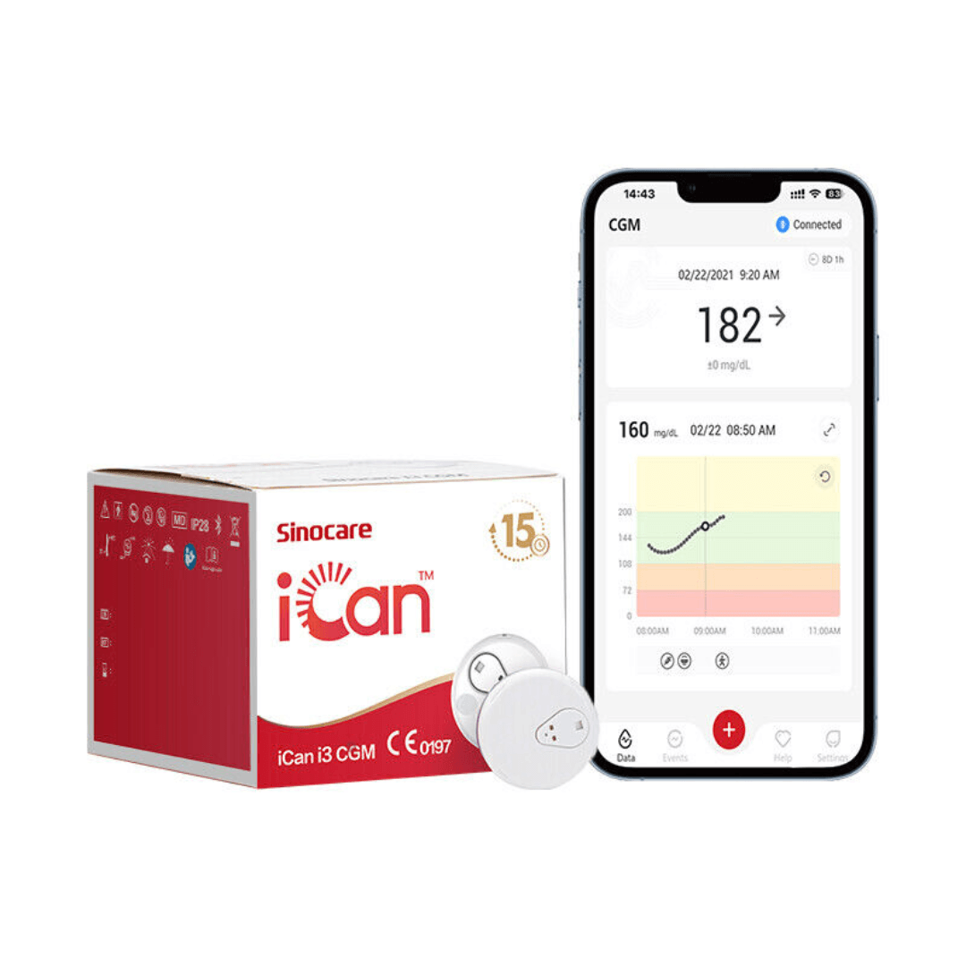 Sinocare-Ican-i3-CGM-Nova-para-prix-Maroc Sinocare Ican i3 CGM – Image 1