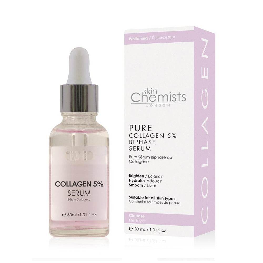 Skin-Chemists-Serum-Pure-Au-Collagen-5_-30ml-prix-maroc-parapharmacie-casablanca Skin Chemists Sérum Pure Au Collagen 5% 30ml – Image 1