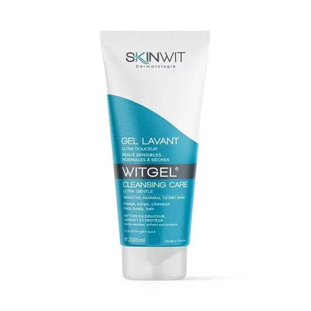 Skinwit-Dermatologie-Witgel-Gel-Lavant-Peaux-Sensibles-Normales-a-Seches-200ml-prix-maroc-parapharmacie-casablanca Skinwit Dermatologie Witgel Gel Lavant Peaux Sensibles Normales à Sèches 200ml – Image 1