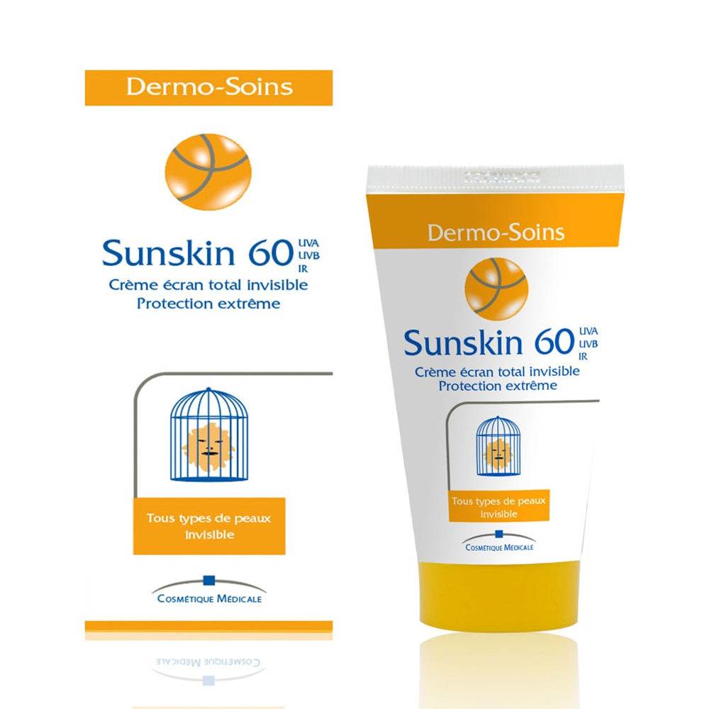 Sunskin-60-Creme-Solaire-50ml-nova-parapharmacie-maroc Sunskin 60 Crème Solaire 50ml – Image 1