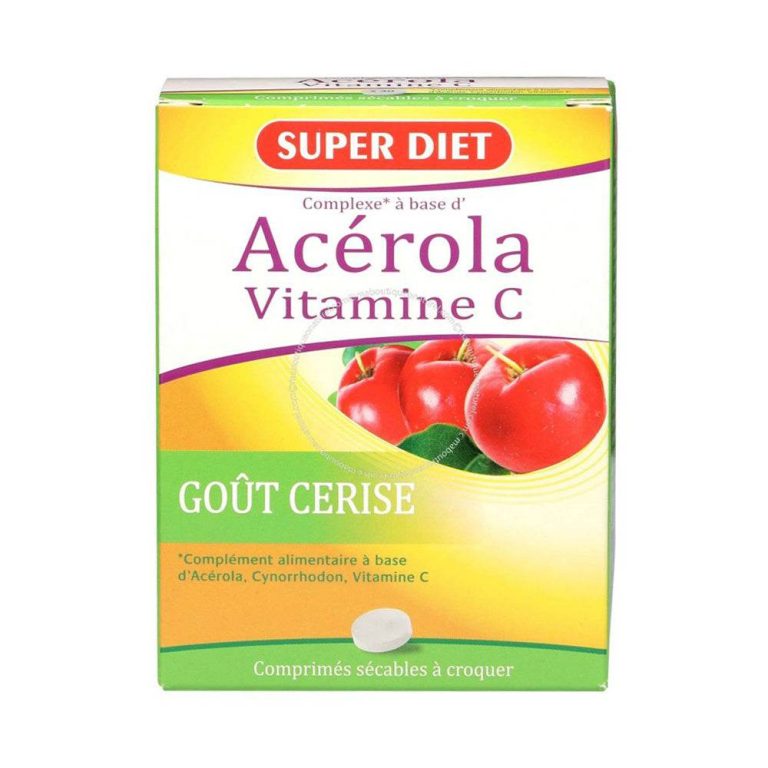Super diet Acerola Vitamine C 15 Comprimés