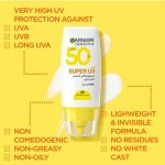 GARNIER SkinActive Super UV Serum Invisible Sunscreen 30ml Protection Solaire SPF50+ Sérum Invisible Anti-UV Format Voyage