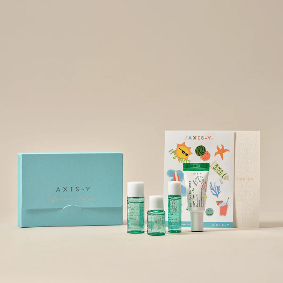 The_Mini_Glow_Set-nova-para-pharmacie-maroc-prix-livraison AXIS-Y The Mini Glow Set Coffret Découverte Éclat K-Beauty – Image 1