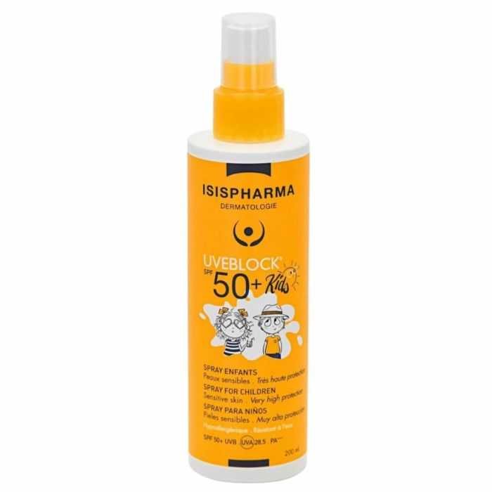 UV_KIDS ISISPHARMA UVEBLOCK SPRAY ENFANTS SPF 50 200 ML – Image 1