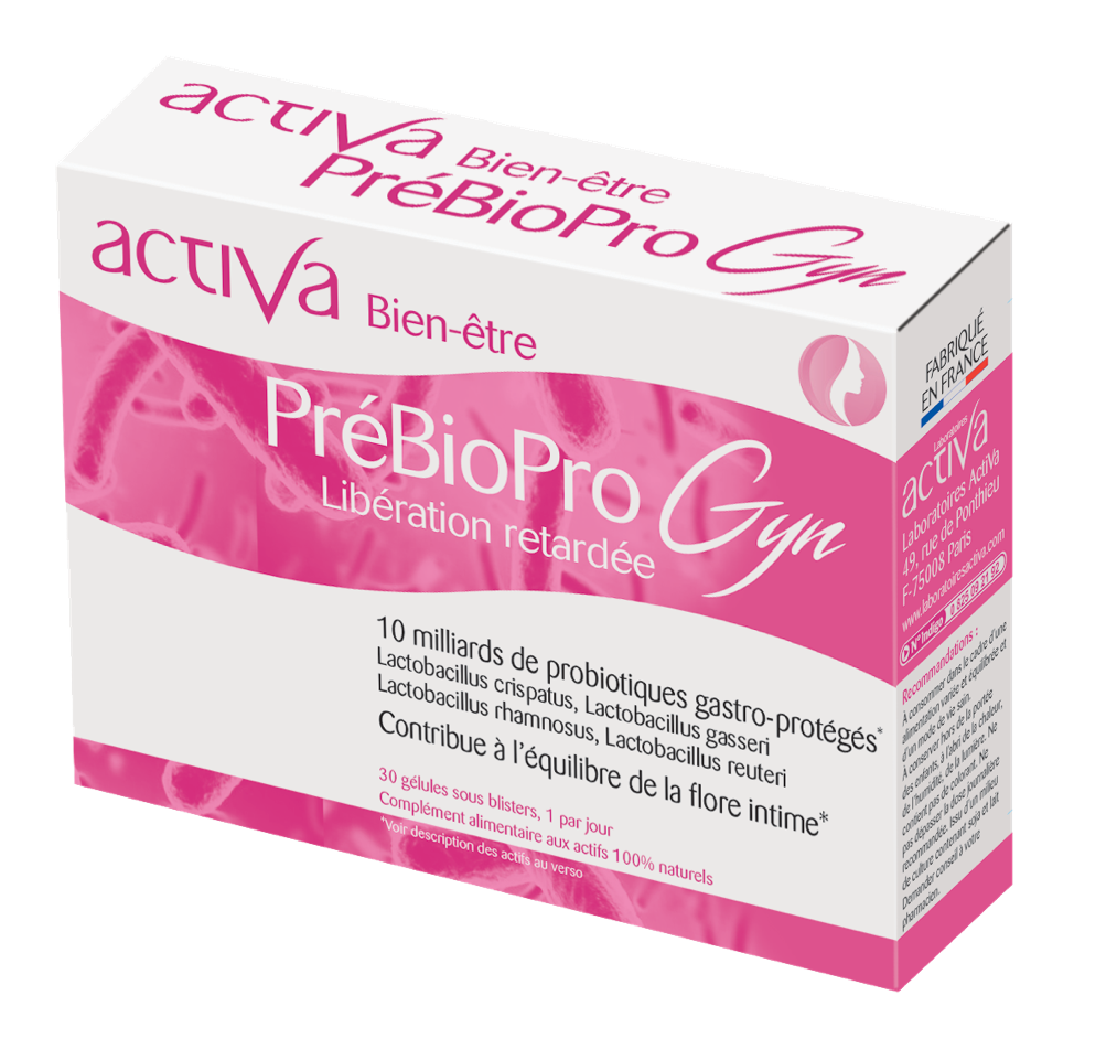Unknown-1-1-nova-para-pharmacie-maroc-prix-livraison ACTIVA Bien-Être PréBioPro Gyn Probiotiques Intimes Flore Vaginale Équilibre – Image 1